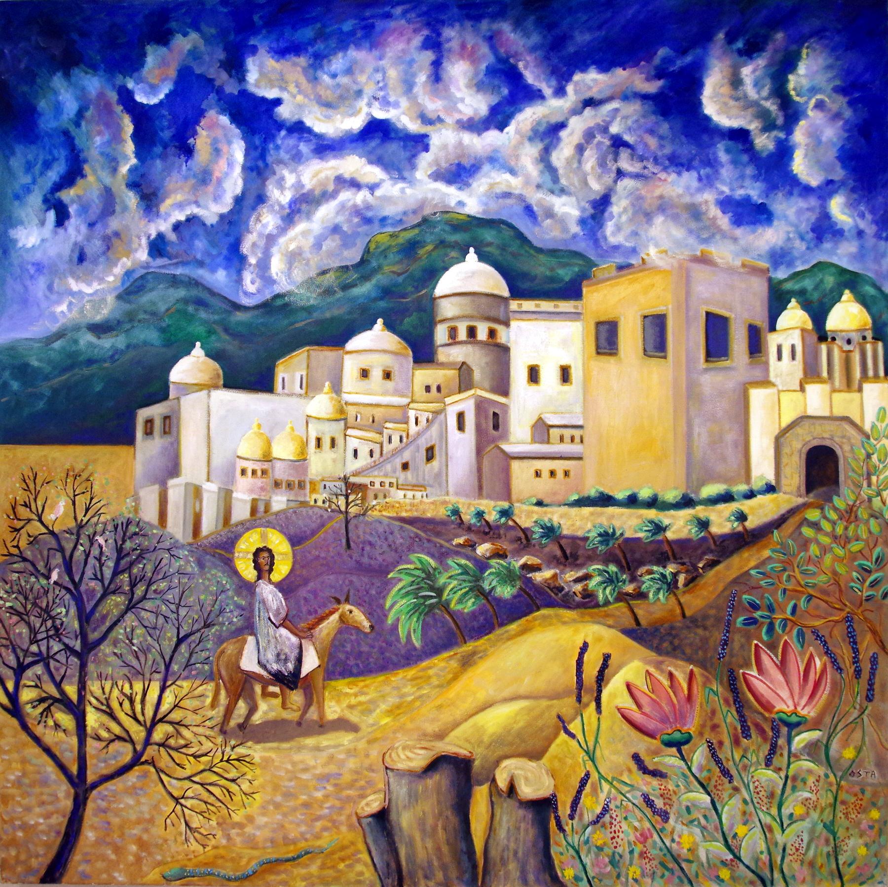 entry into jerusalem painting