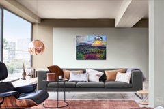 OAXACA SUNSET- Colorful Landscape Painting