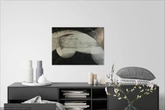 Sphère 1 - Peinture abstraite noire et blanche