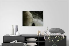 "Sphere 2" - Black & White abstract drawing (pencil and charcoal on paper).