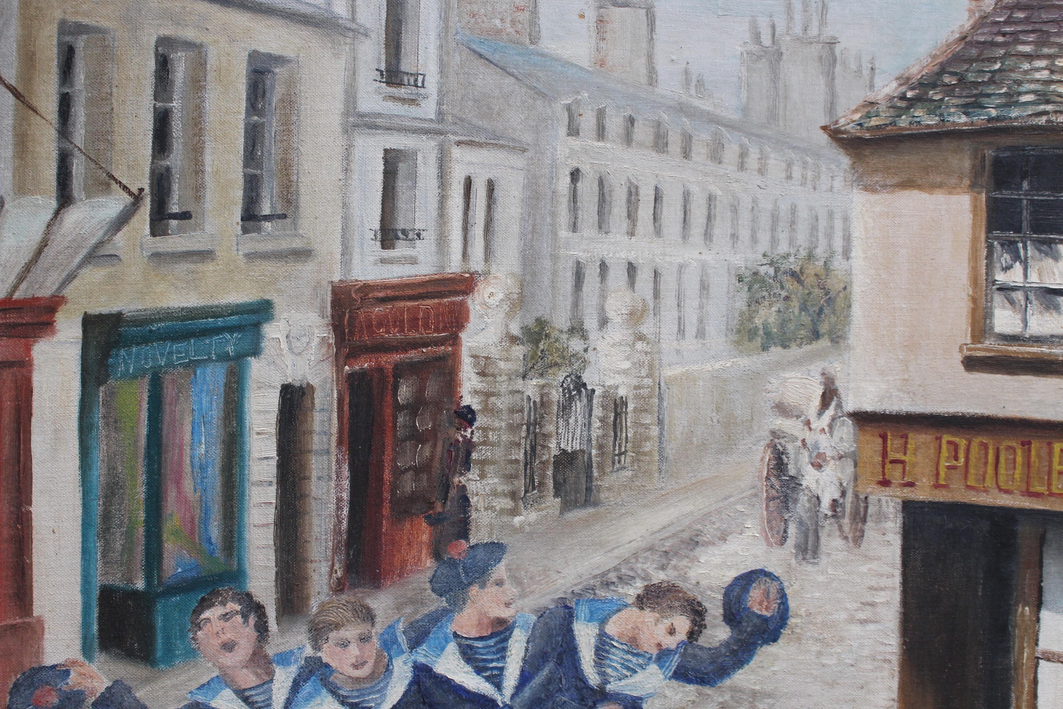 'La Bordée -Tacking in Front of the Old Curiosity Shop' French Sailors in London 3