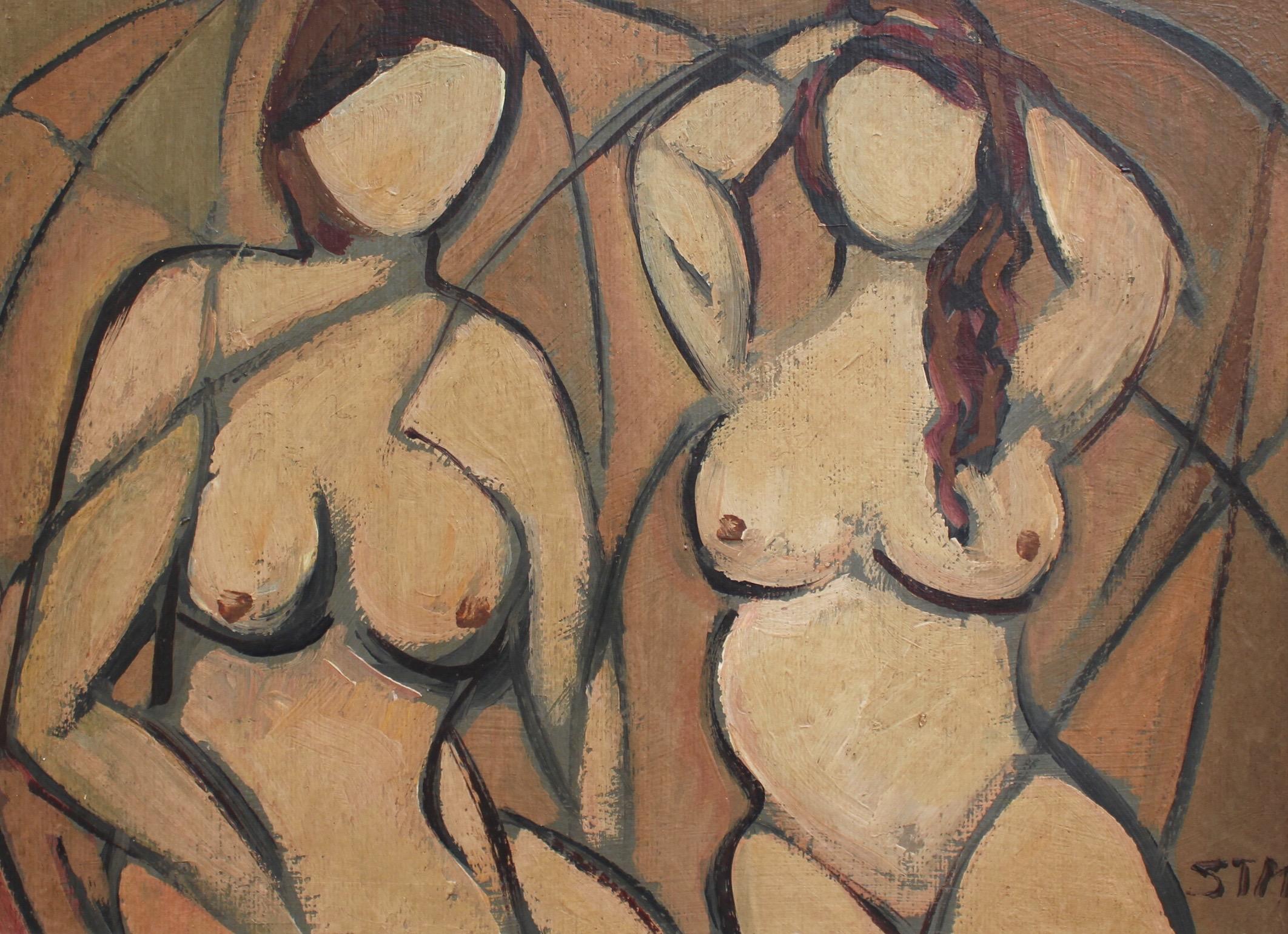STM Nude Painting - Posing Models