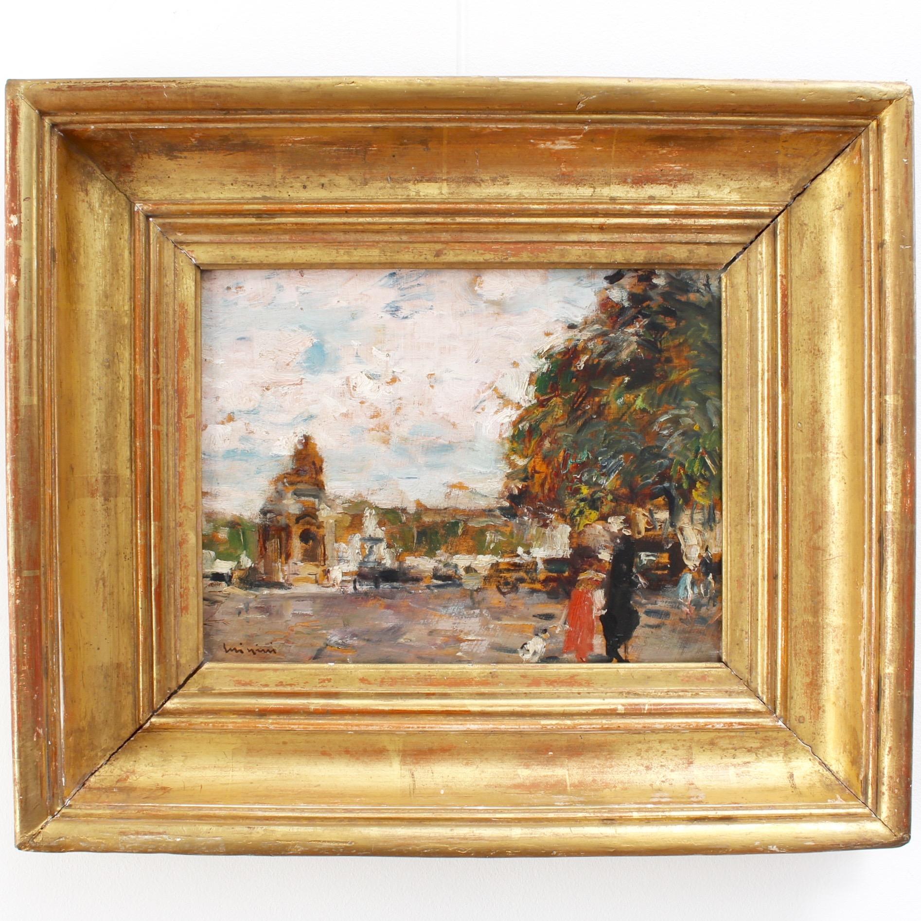 'Place de la Concorde Paris' by Ferdinand Jean Luigini (circa 1900 - 1915) 1