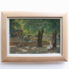 Peintre au Jardin du Luxembourg, Paris