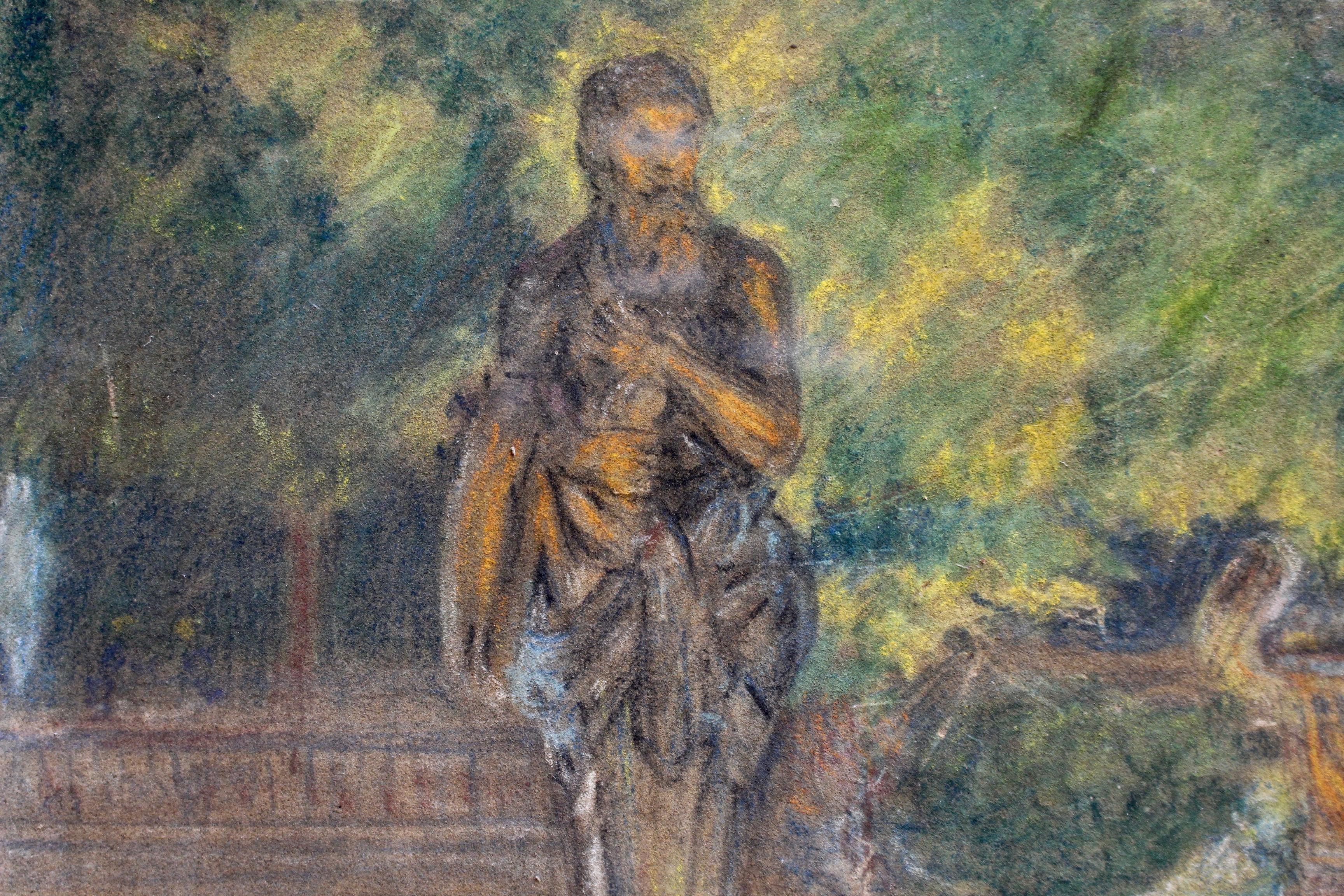 Painter in the Jardin de Luxembourg, Paris For Sale 1