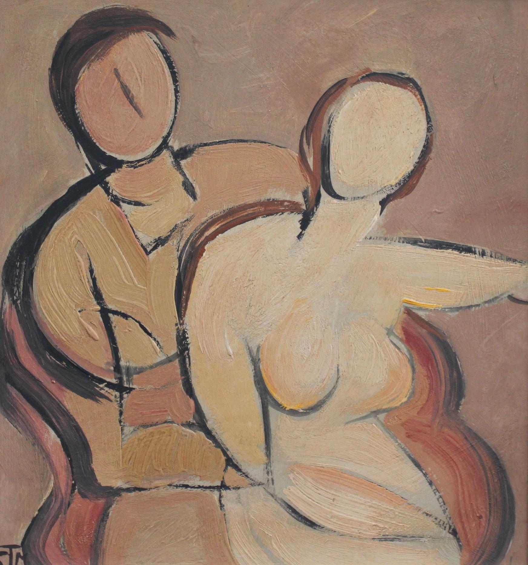 STM Nude Painting - Portrait of Seated Nudes