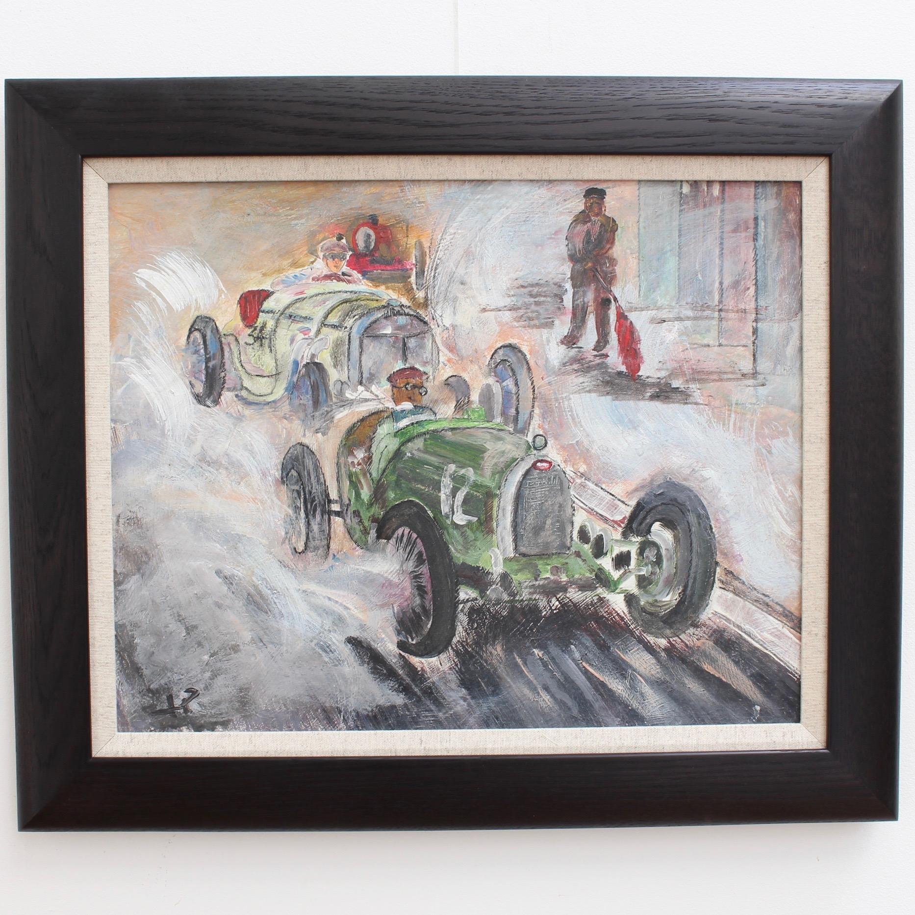 Grand Prix Racer II Grand Prix – Painting von Unknown