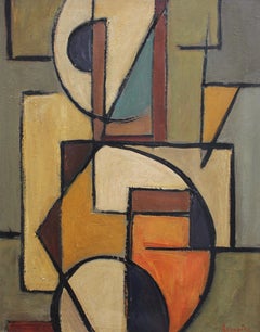 Vintage 'Abstract Composition in Colour' by Lemaire 