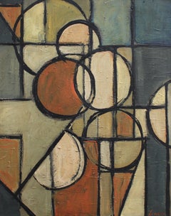 Vintage 'Abstract Composition in Colour II' by Lemaire