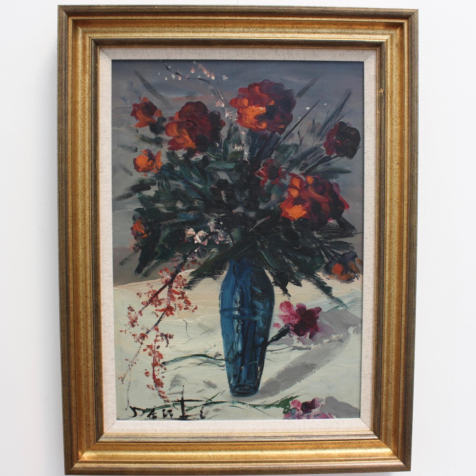 Blumenstrauß mit Blumen – Painting von Alvaro Danti 