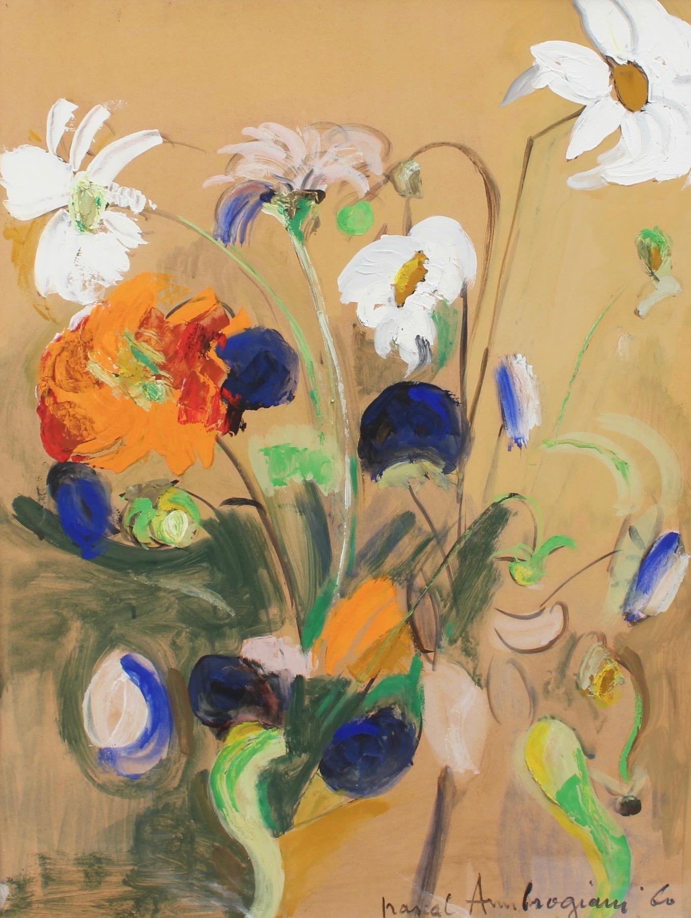 Pascal Ambrogiani Still-Life - Bouquet of Flowers