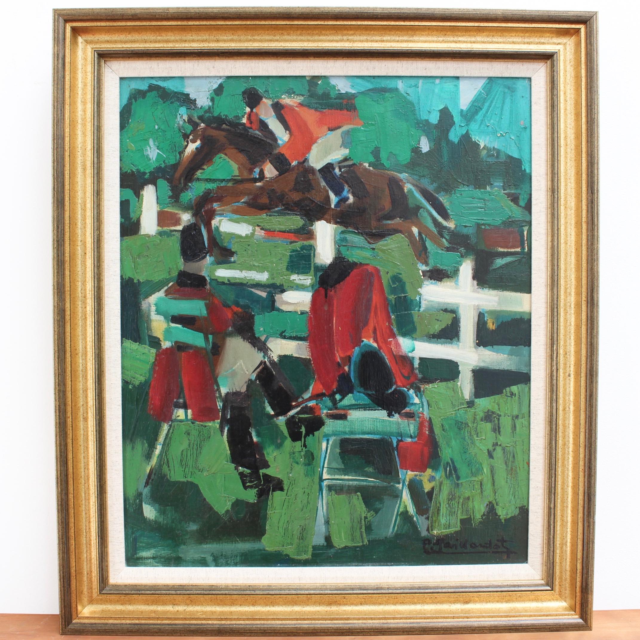 Équitation - Painting by Pierre Gaillardot 