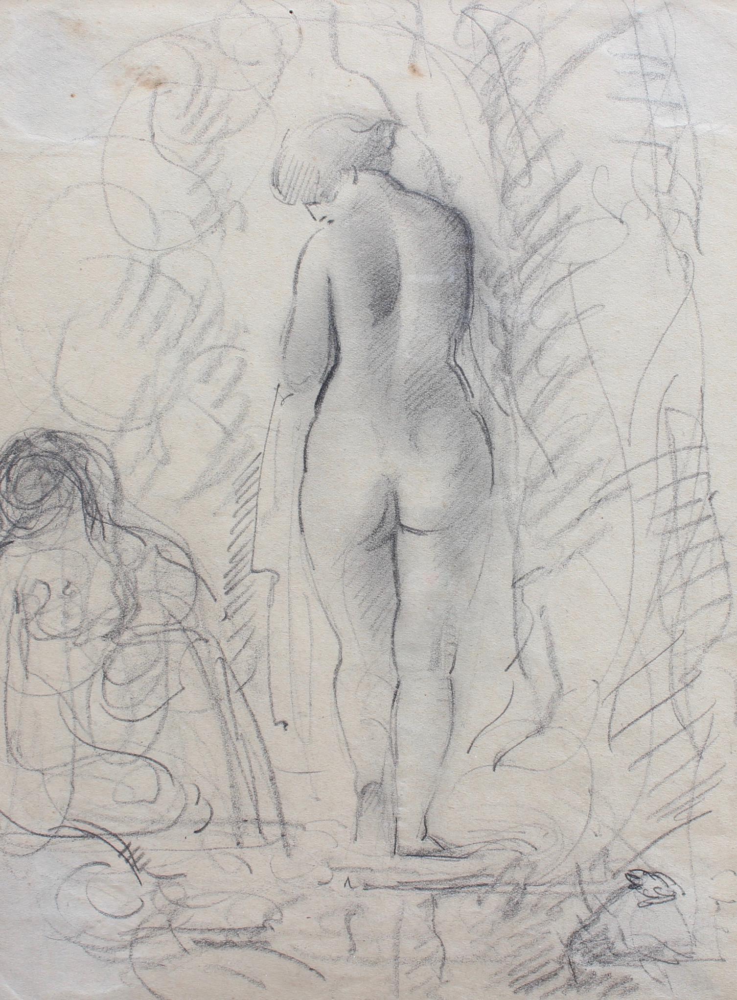 Guillaume Dulac Portrait - Nude Woman After Bath