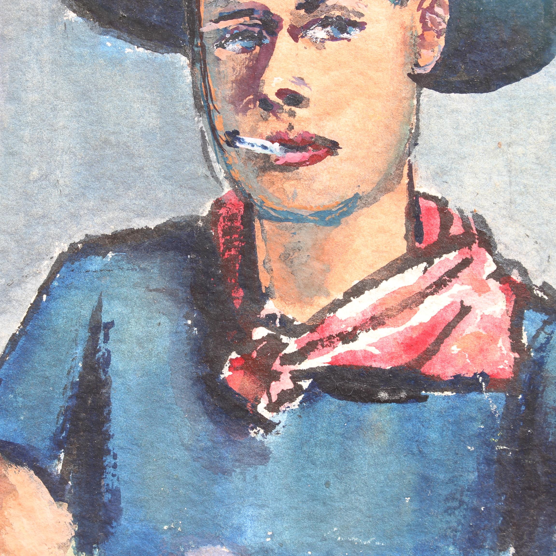 Young Man with Cigarette 3