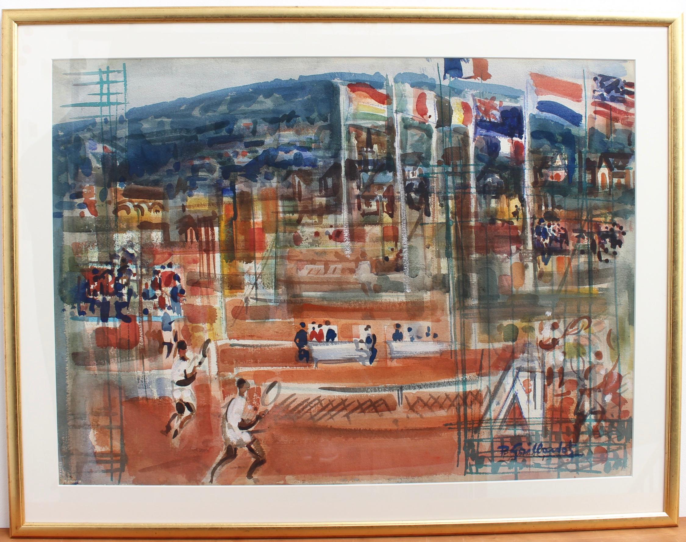 Monte Carlo Tennis Championships - Art by Pierre Gaillardot