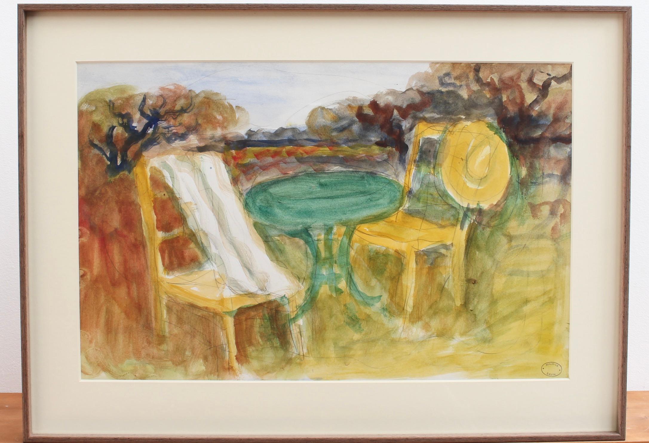 La terre - Moderne Art par Maurice Savin