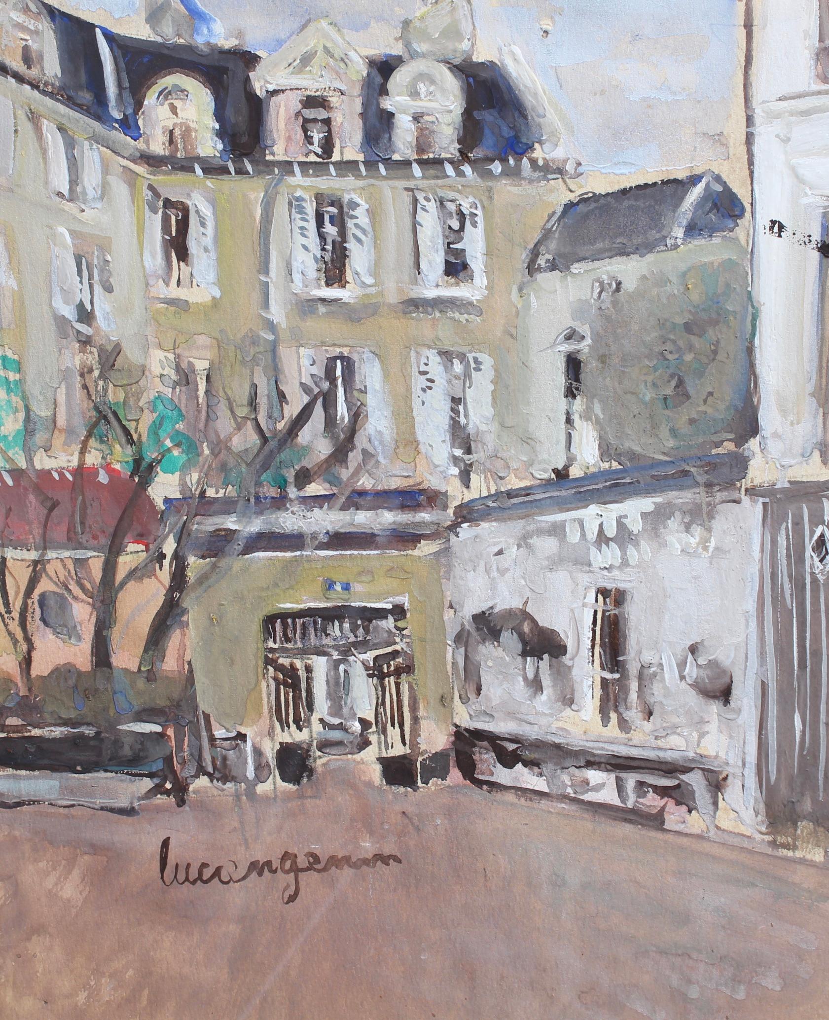 Lucien Génin Landscape Art - A View of Paris