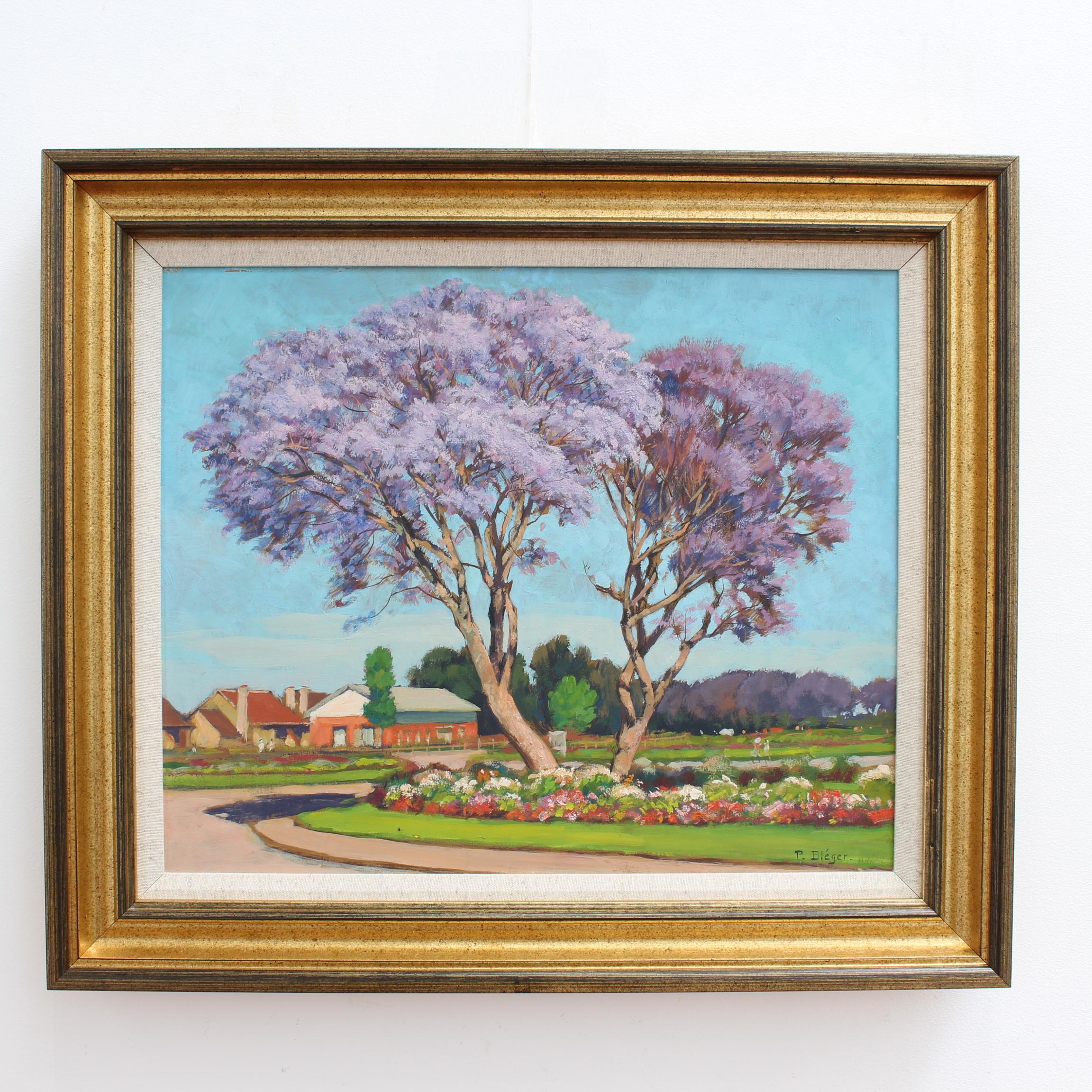 The Purple Trees of Madagascar - Painting by Paul Léon Bléger