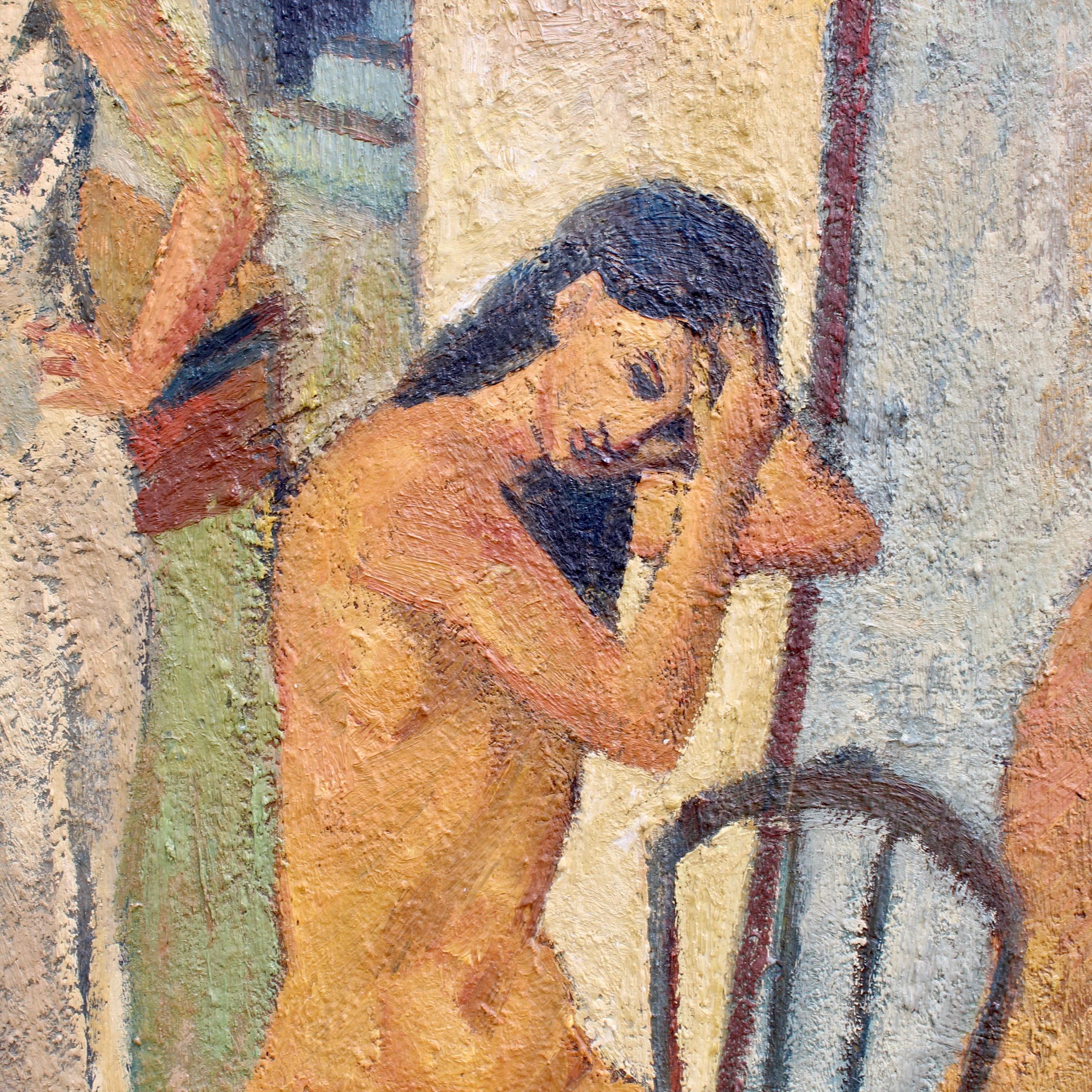 Woman in Front of the Mirror For Sale 5