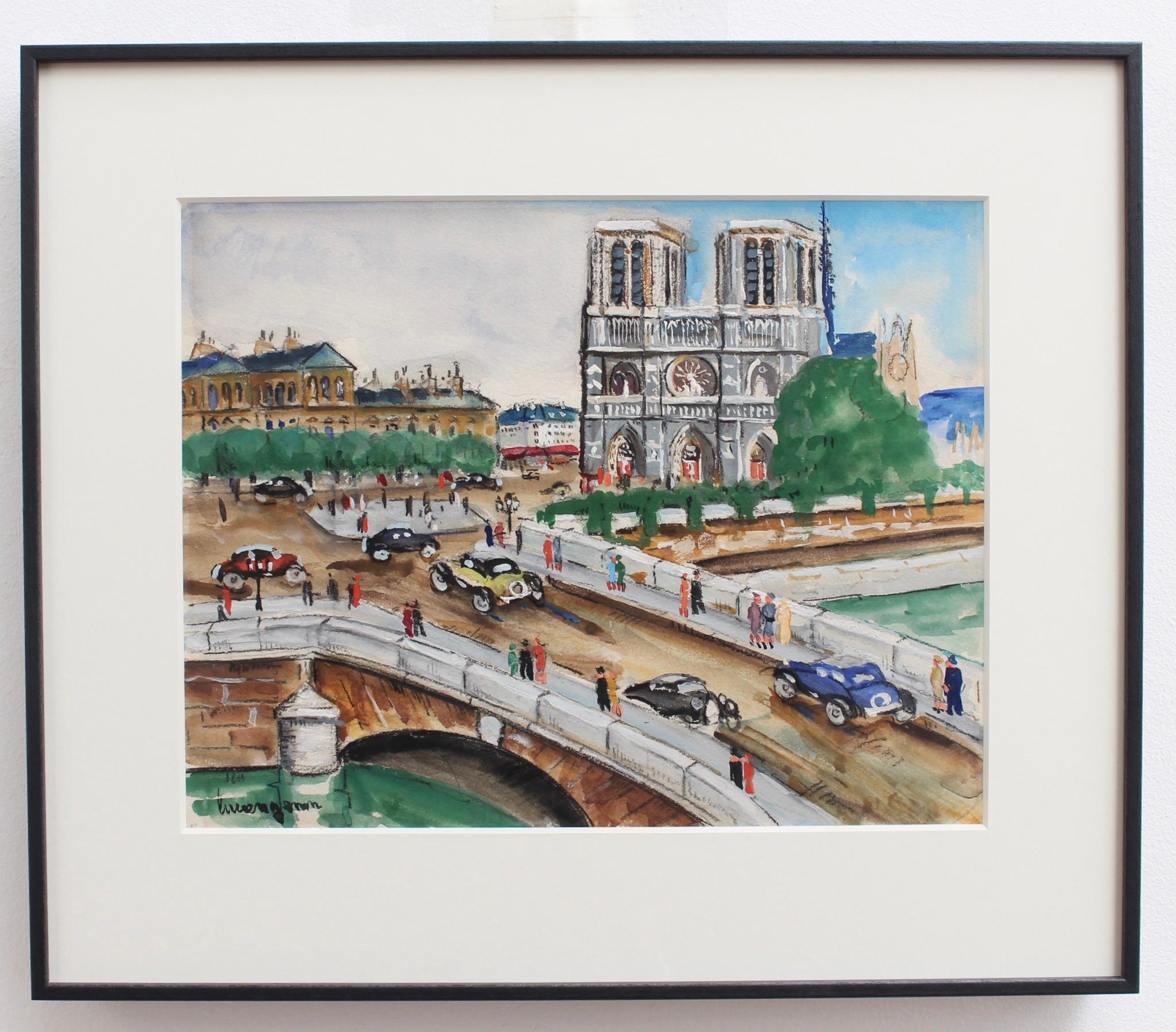 Notre Dame de Paris - Art de Lucien Génin