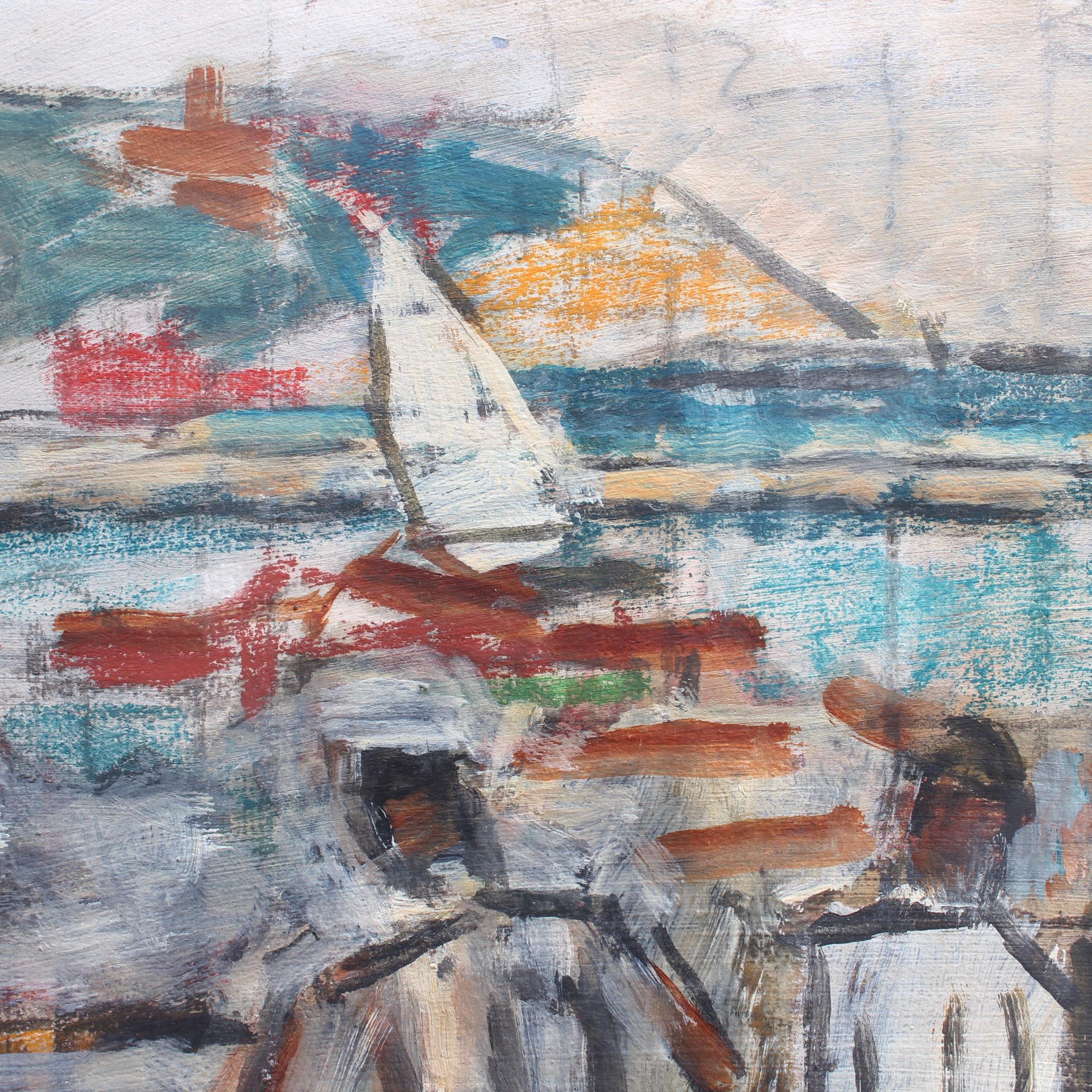 Sailors in the Port of Nice For Sale 3