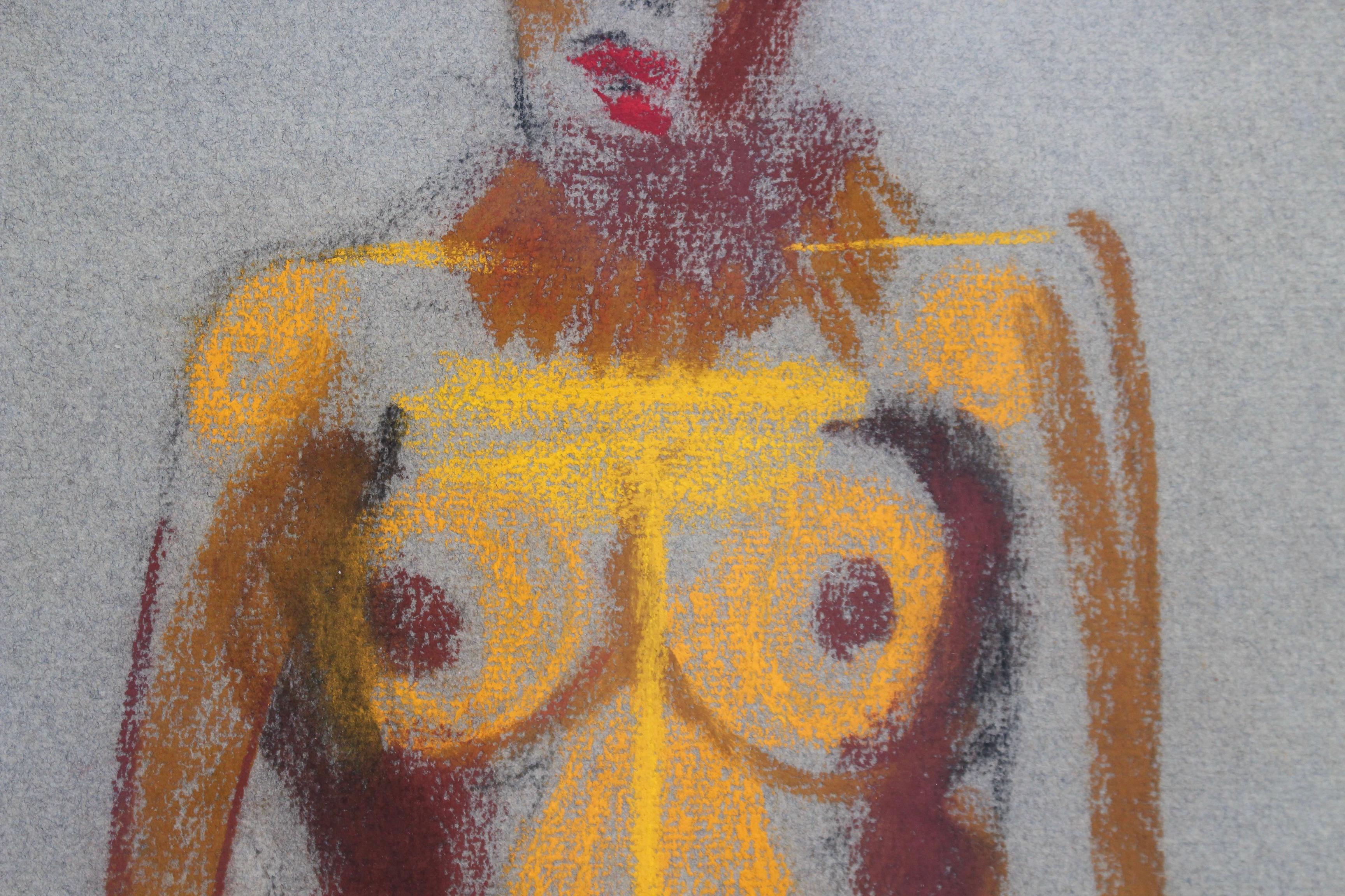 Aktstudie „Standing Nude“ im Angebot 1