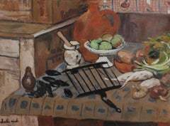 Vintage Still Life with Pitcher