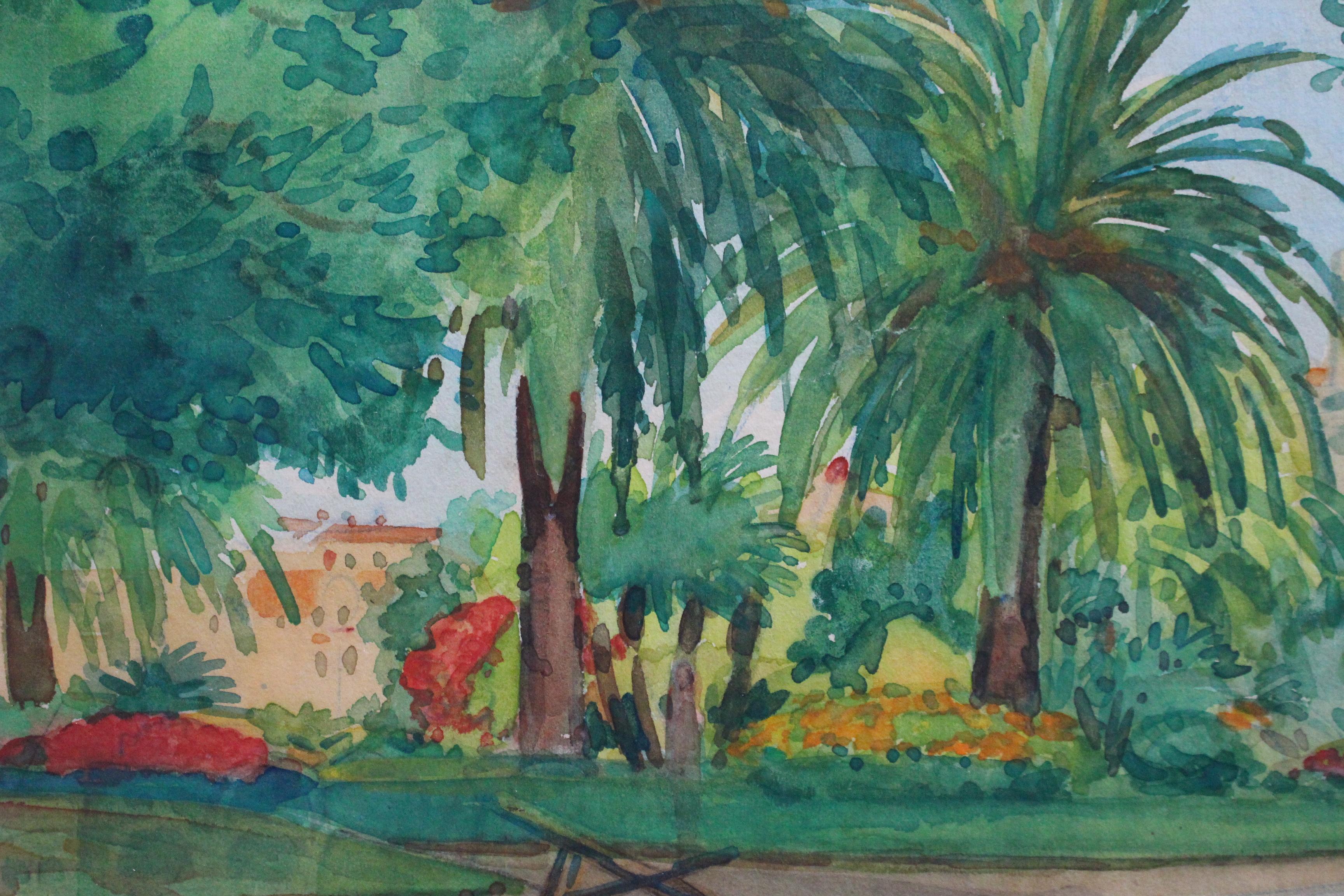 A View of the Park in Menton For Sale 5