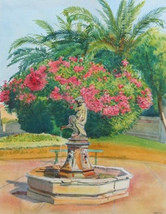 Pink Laurels in the Park - Côtes d'Azur