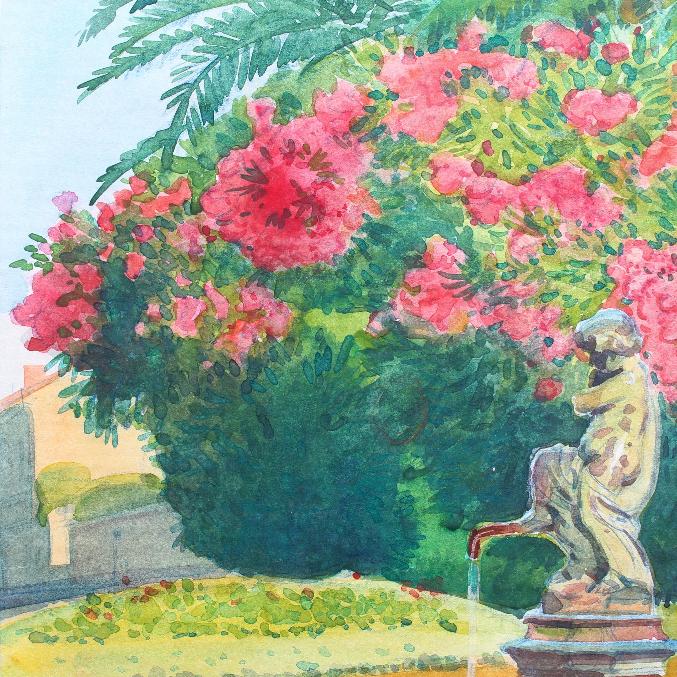 Pink Laurels in the Park - Côtes d'Azur For Sale 6