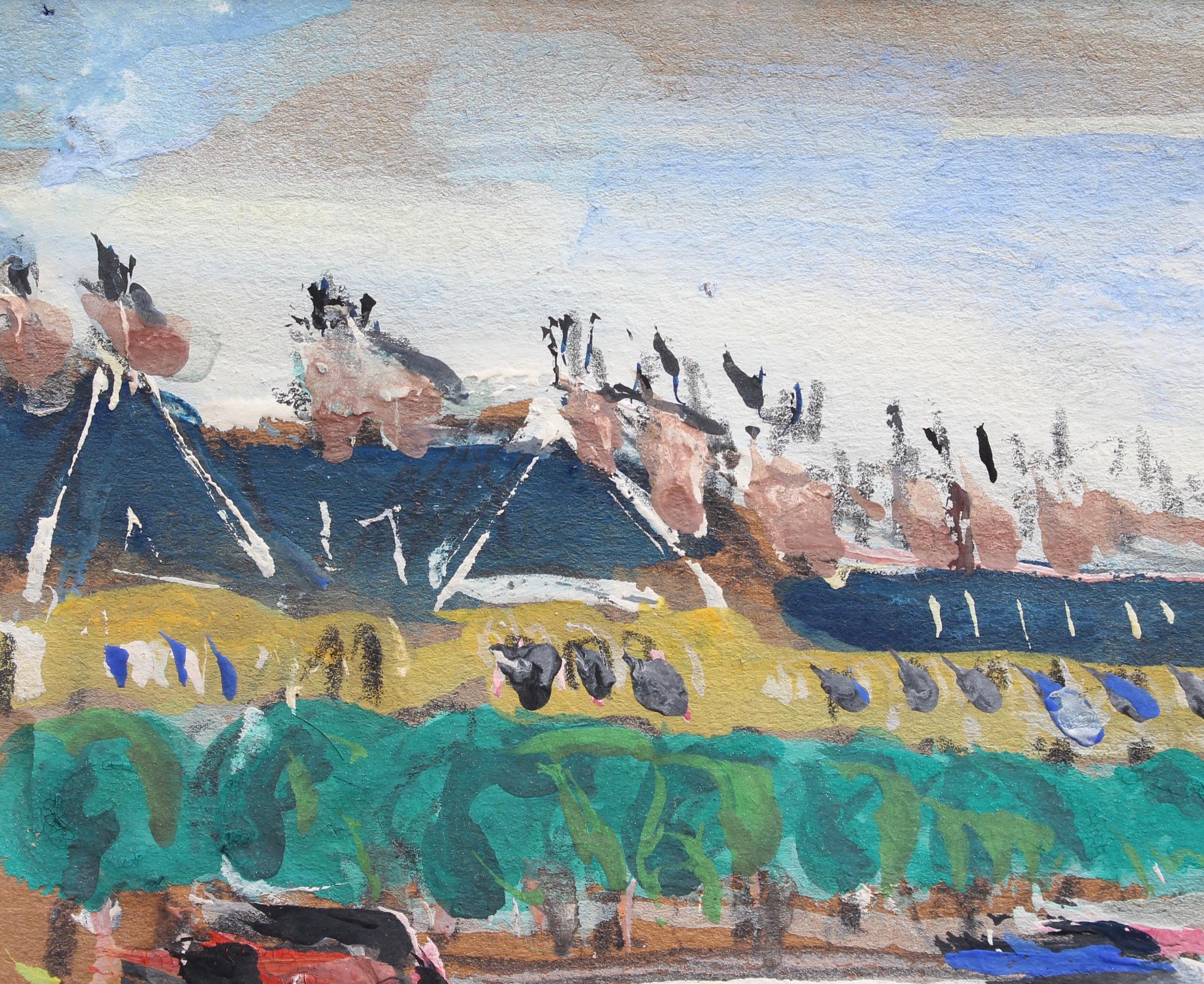 Notre Dame de París II - Painting Expresionista de Lucien Génin