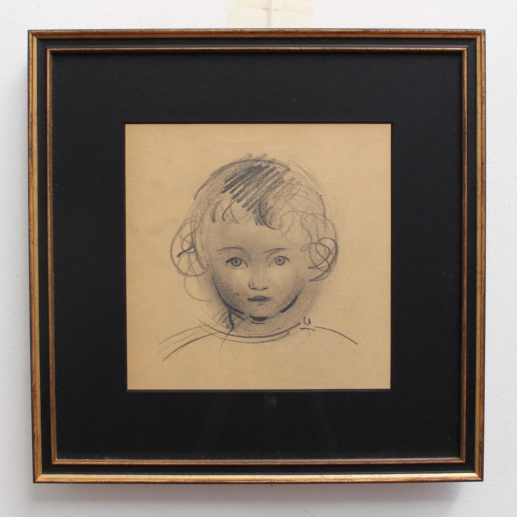 Porträt eines jungen Kindes – Art von Guillaume Dulac