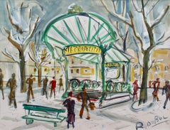 Landscape Drawings and Watercolors