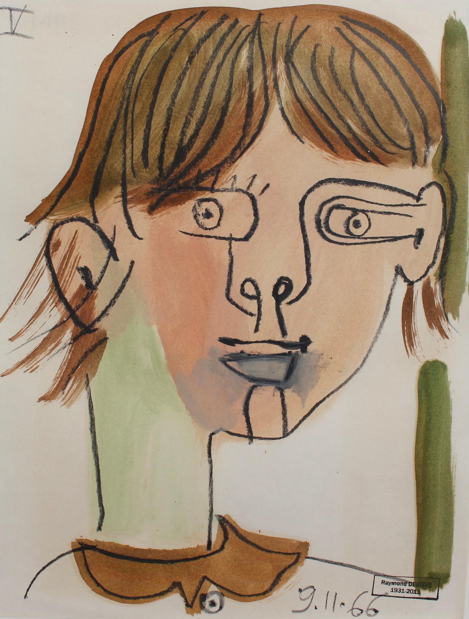 Raymond Debieve Portrait Painting - Portrait of a Boy