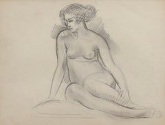 Portrait of Seated Nude