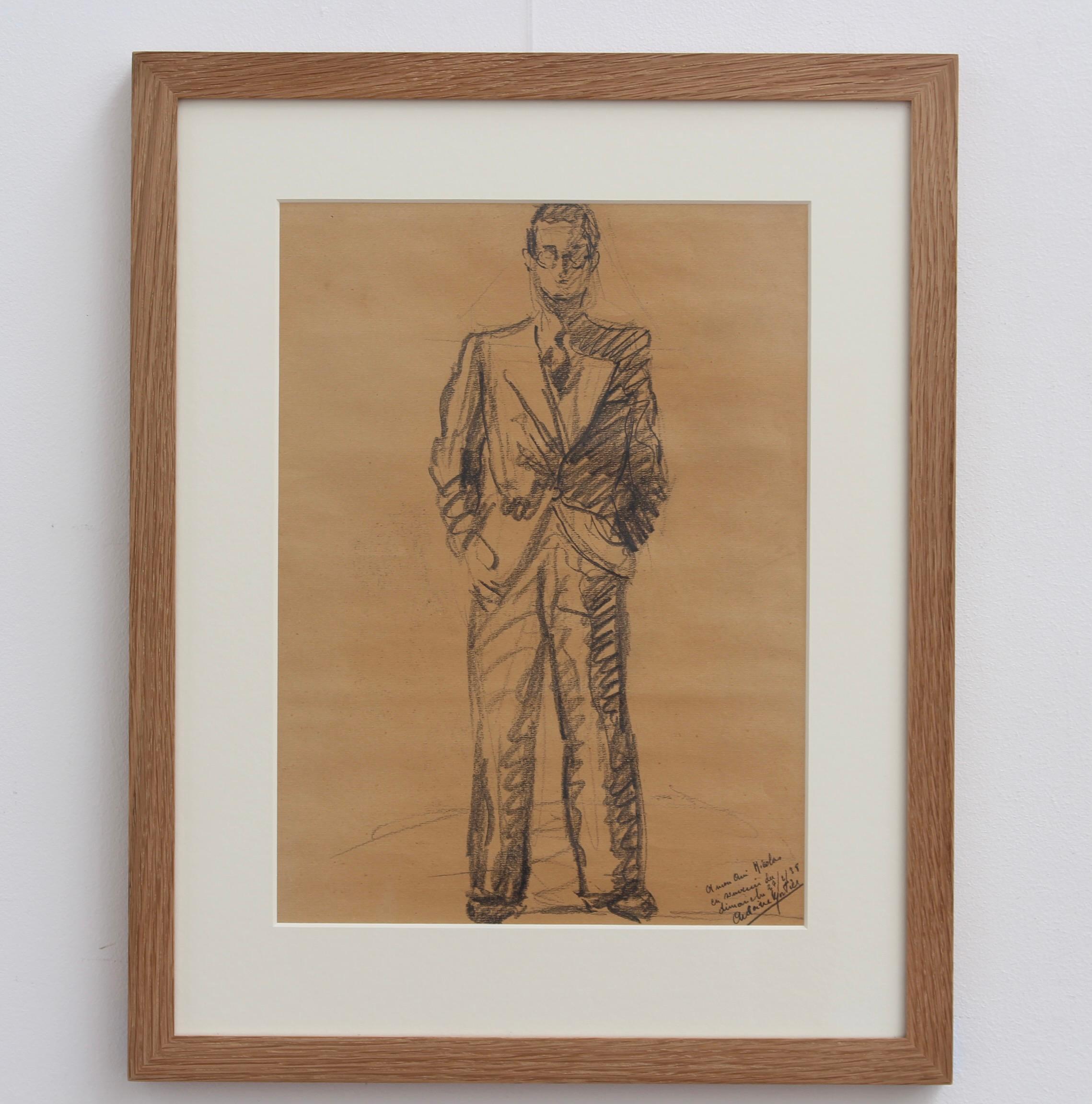 Portrait of a Standing Man - Art by Antoine Mortier