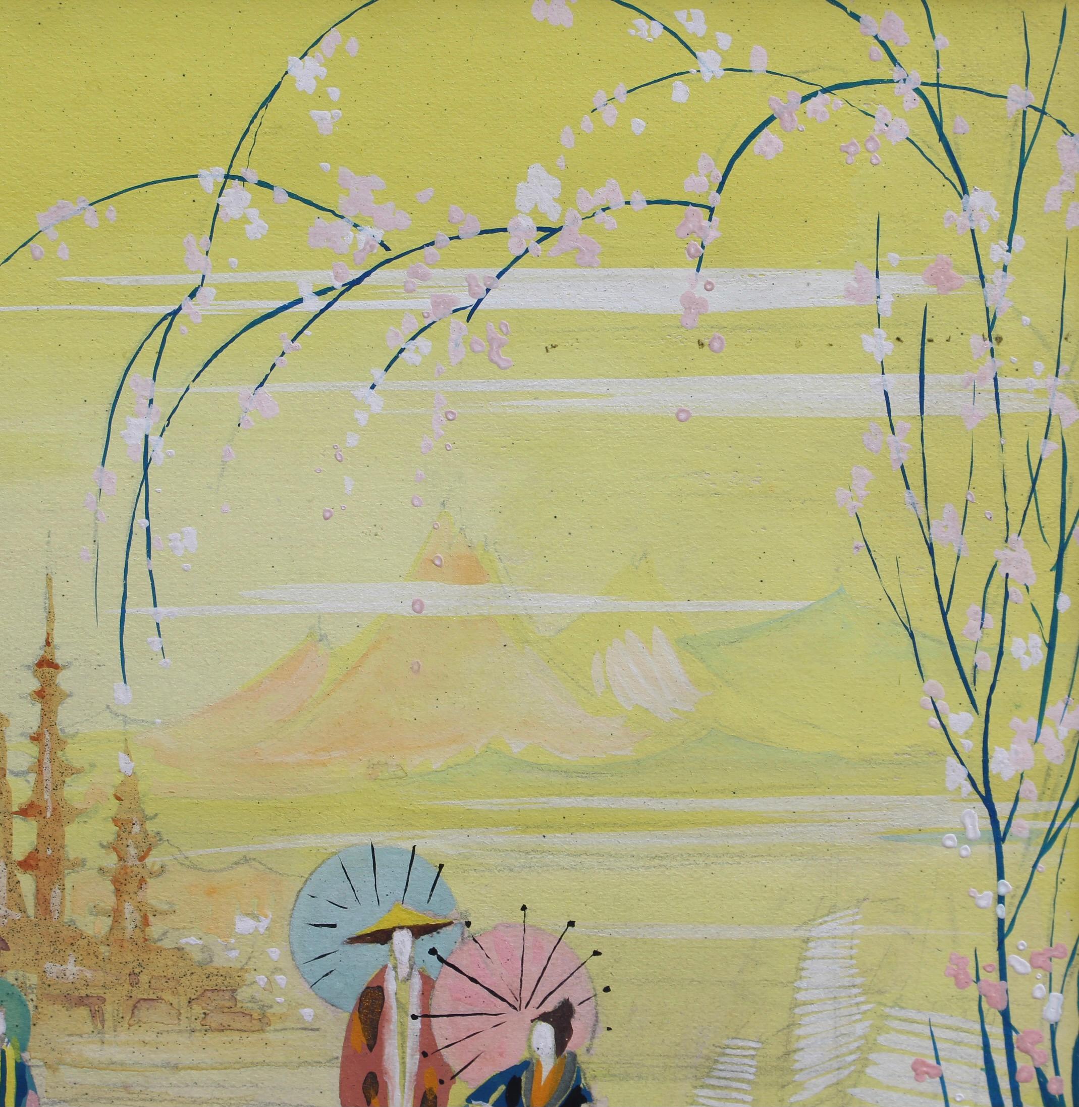 'Cherry Blossoms in Japan', French School For Sale 5