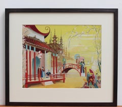 'Cherry Blossoms in Japan', French School