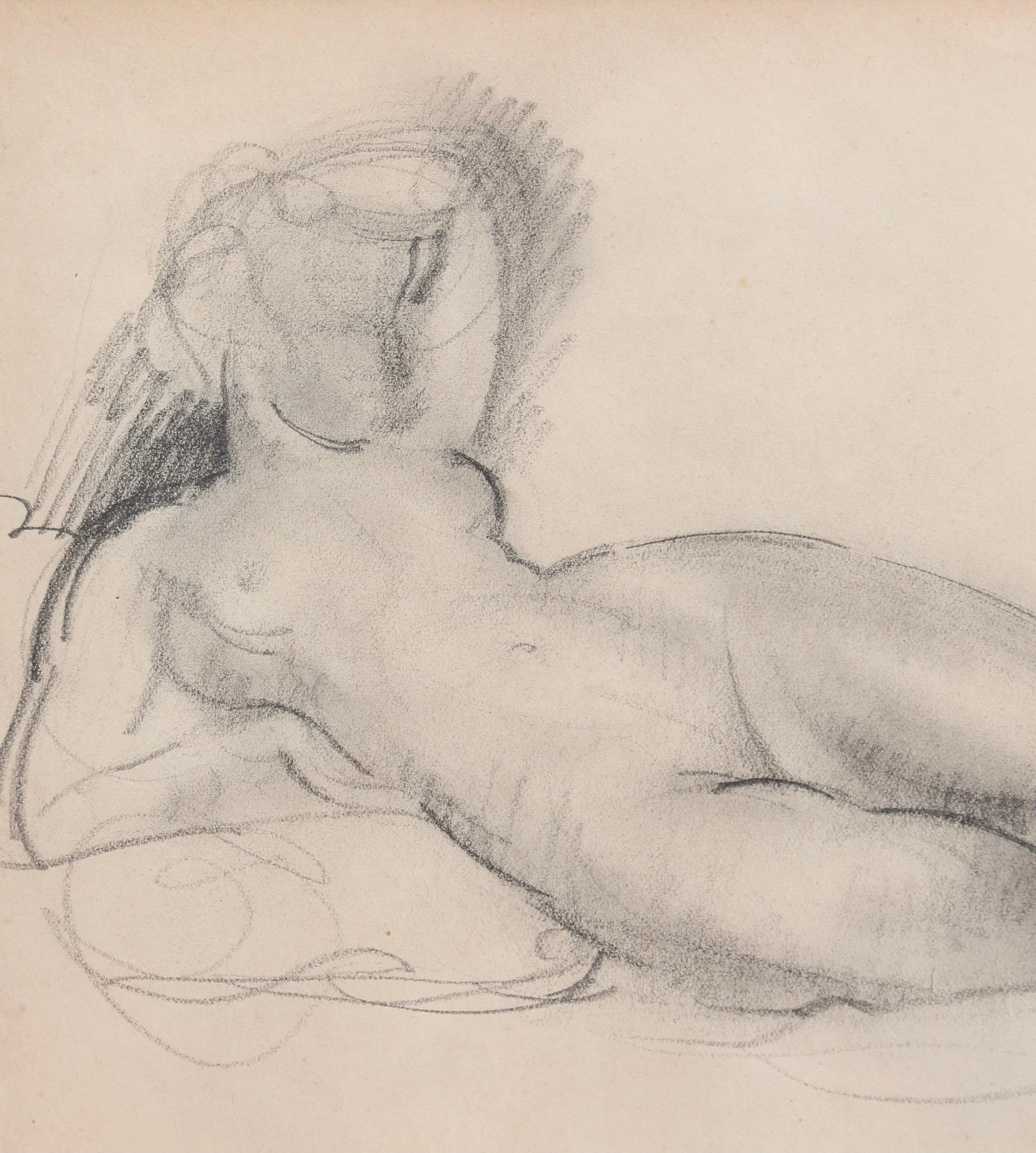 Portrait of Reclining Nude For Sale 2