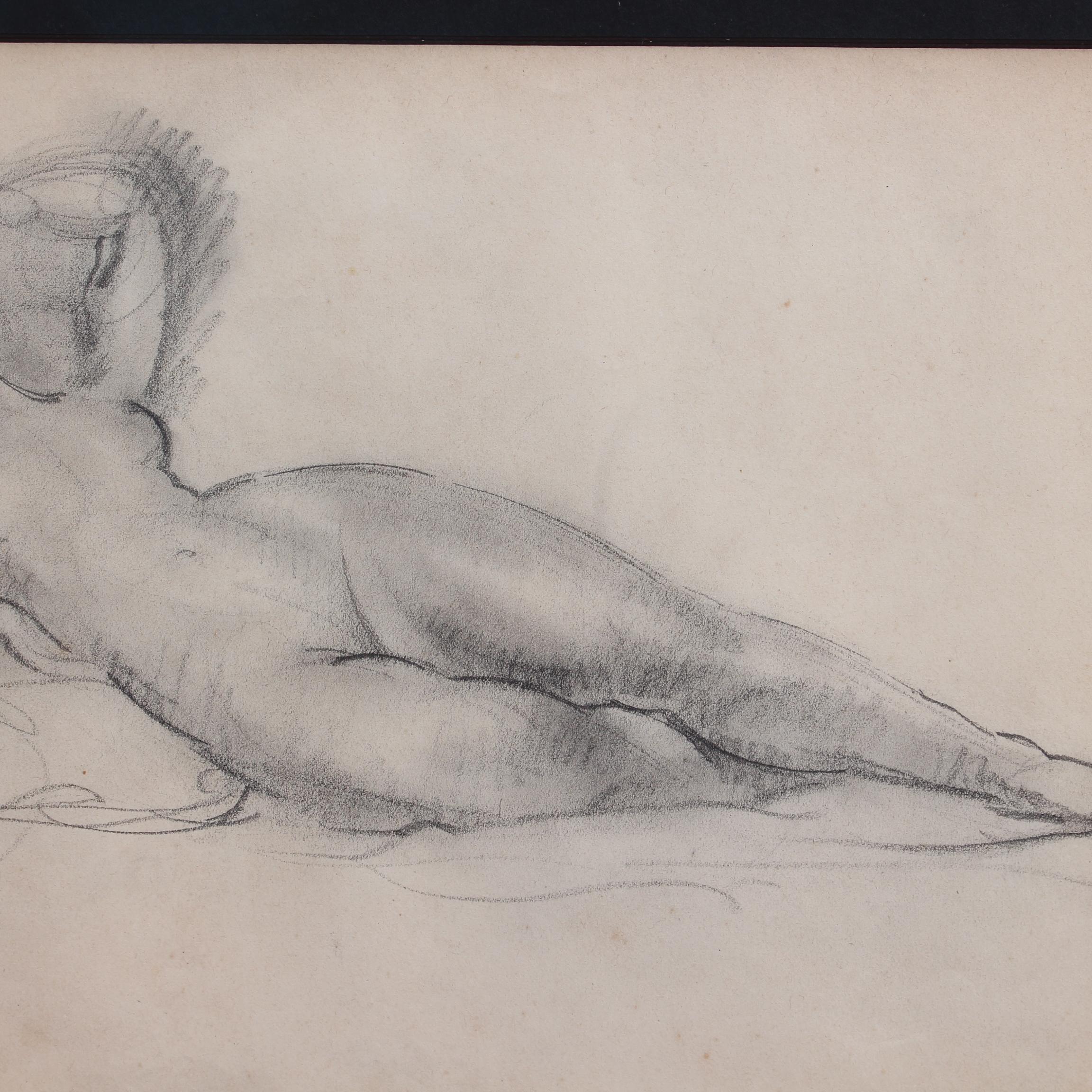 Portrait of Reclining Nude For Sale 4