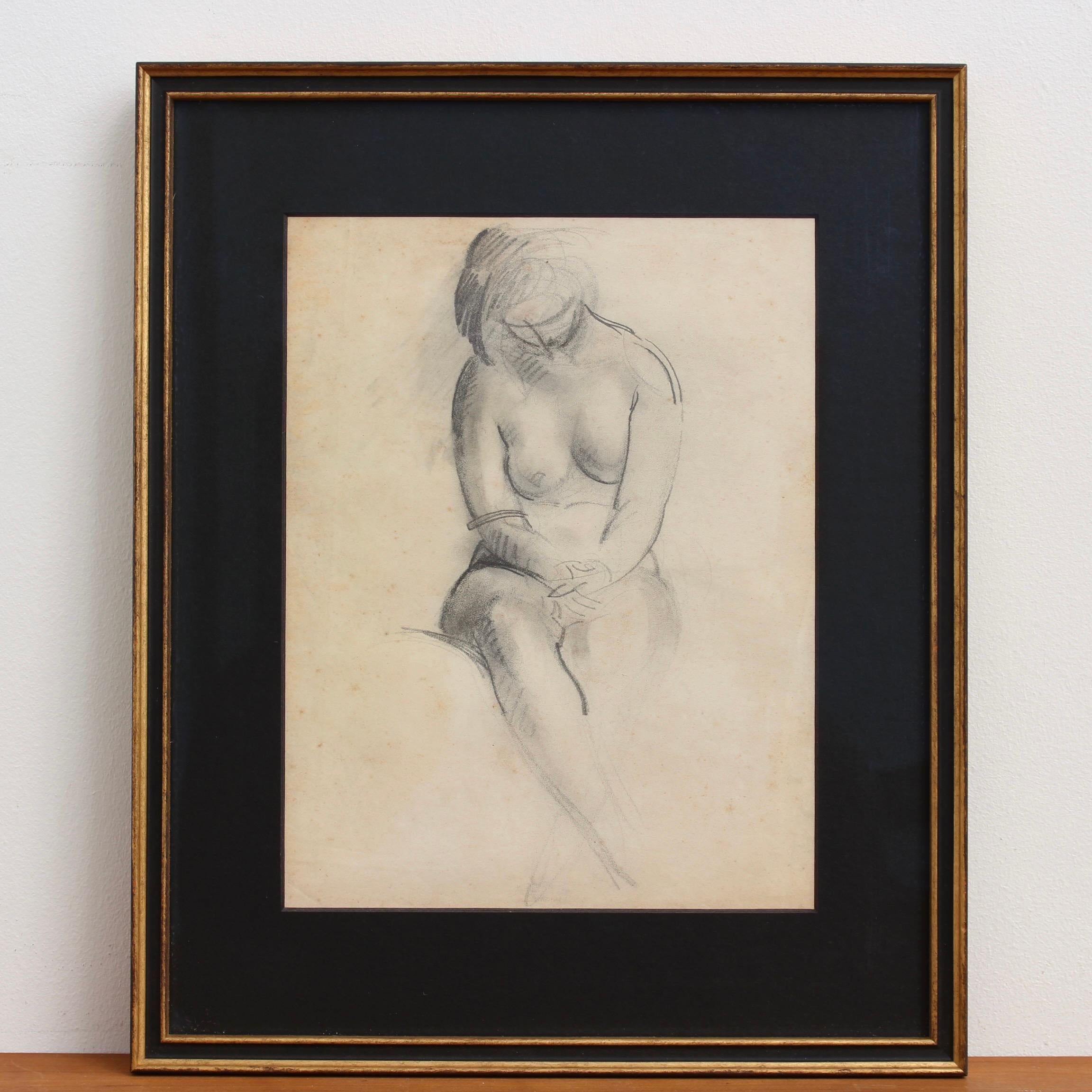 Desnudo sentado - Art de Guillaume Dulac