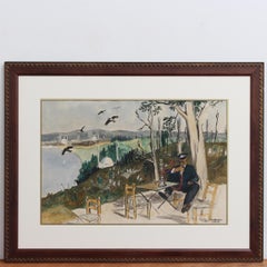 Smoking Shisha eines Mannes in Istanbul