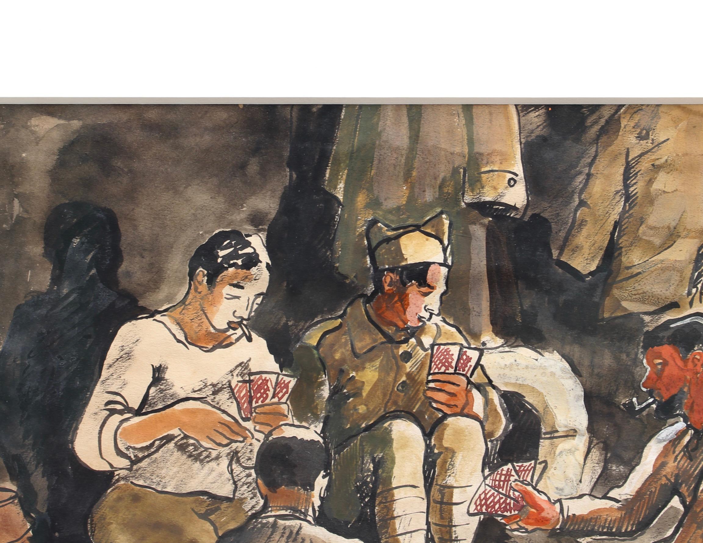 Soldiers Playing Cards For Sale 2