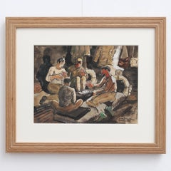 Soldiers Playing Cards