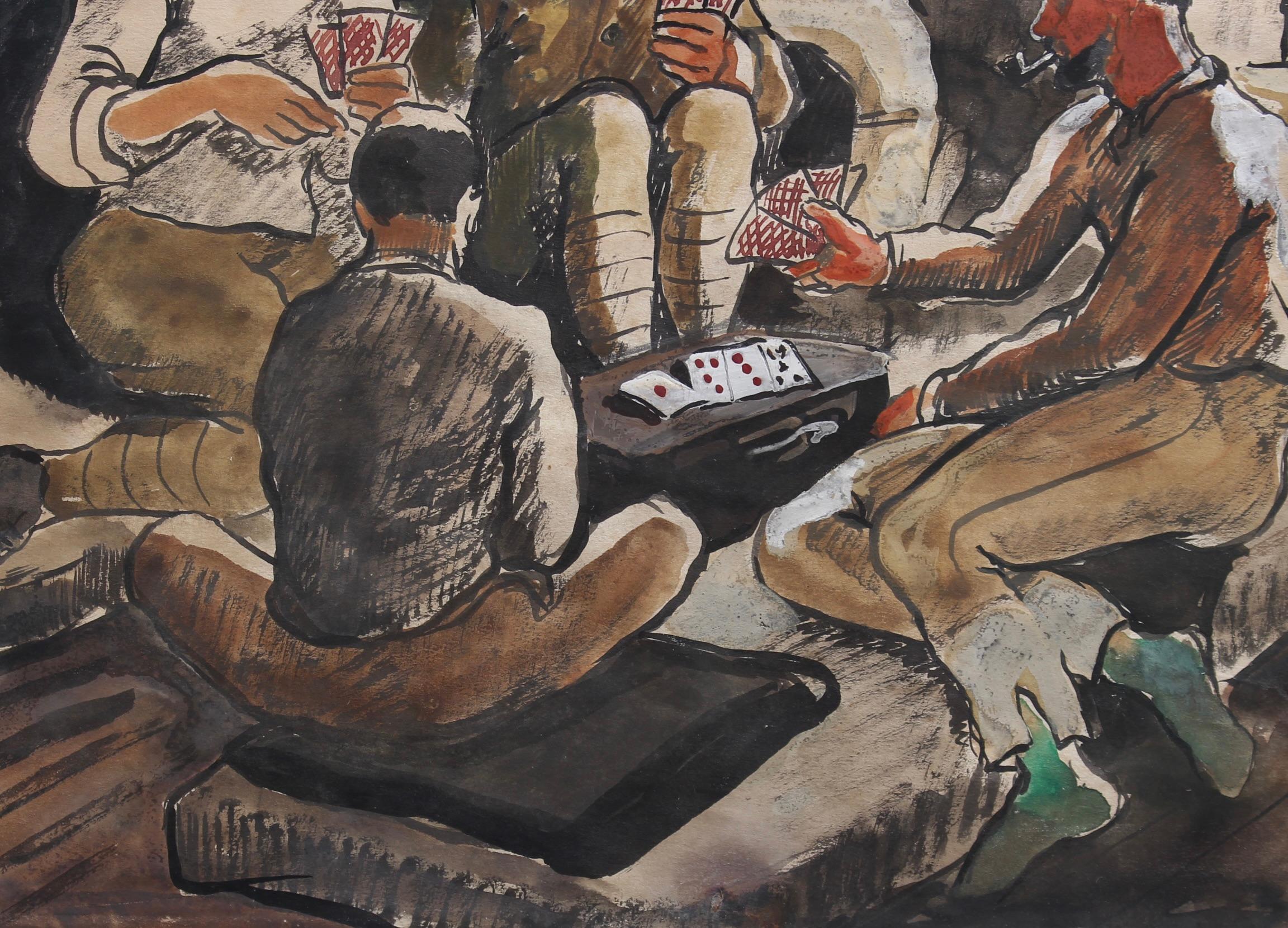 Soldiers Playing Cards For Sale 7