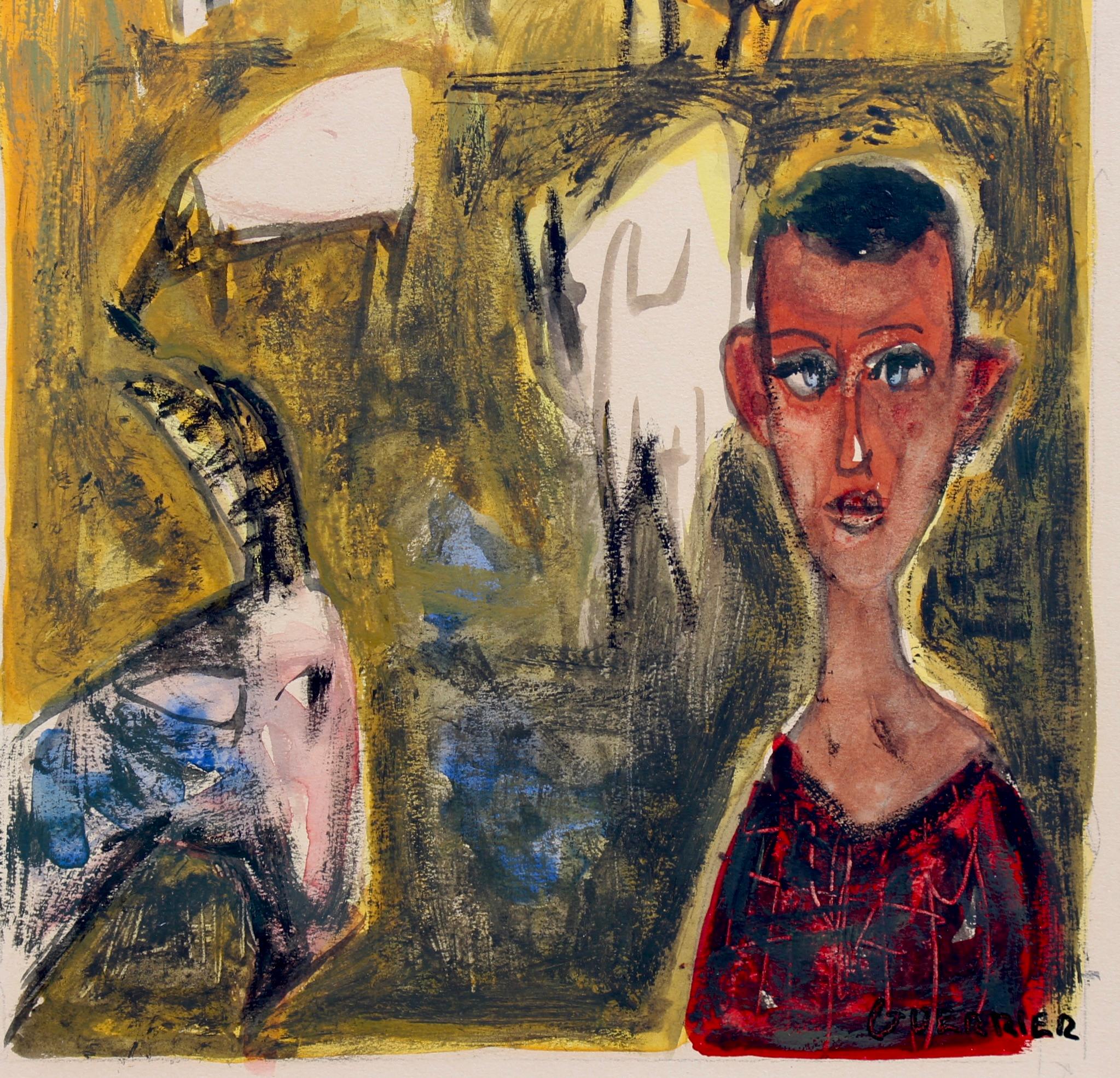 Landscape with Man and Goats For Sale 5