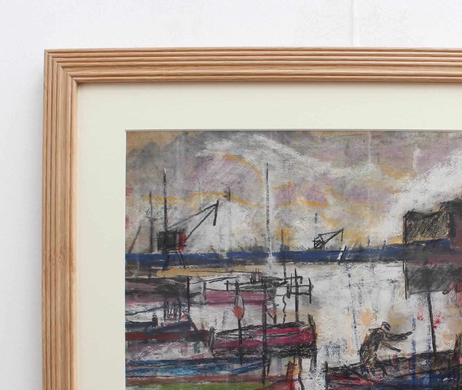 The Port of Nice - Expressionist Art by Alfred Salvignol