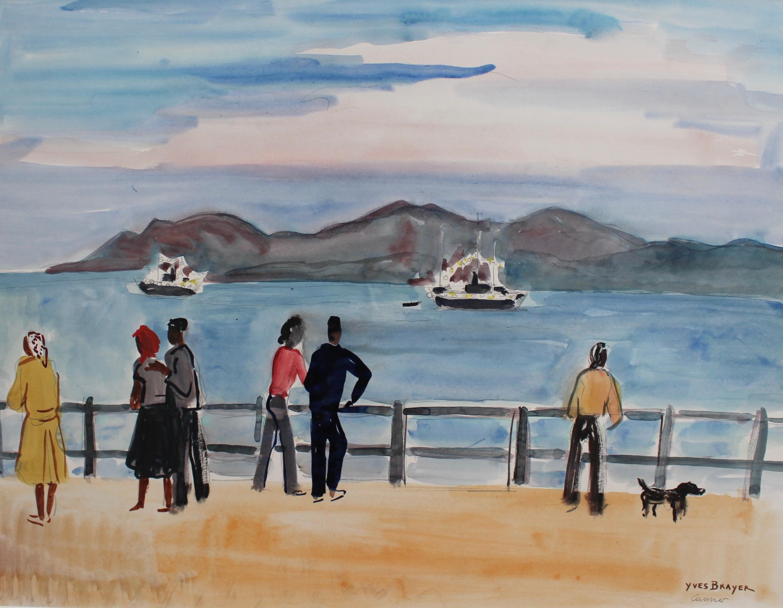 Yves Brayer Portrait – Spaziergänge am Meer in Cannes