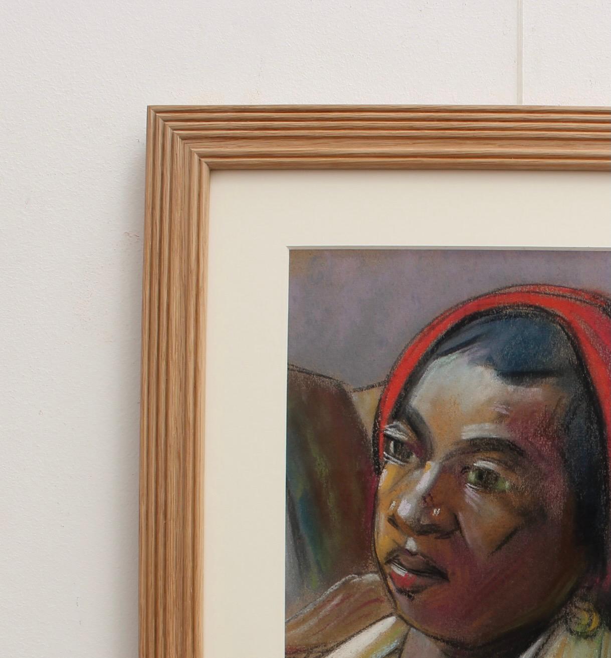 « The Red Headdress » (La coiffe rouge) de W. Worms en vente 5