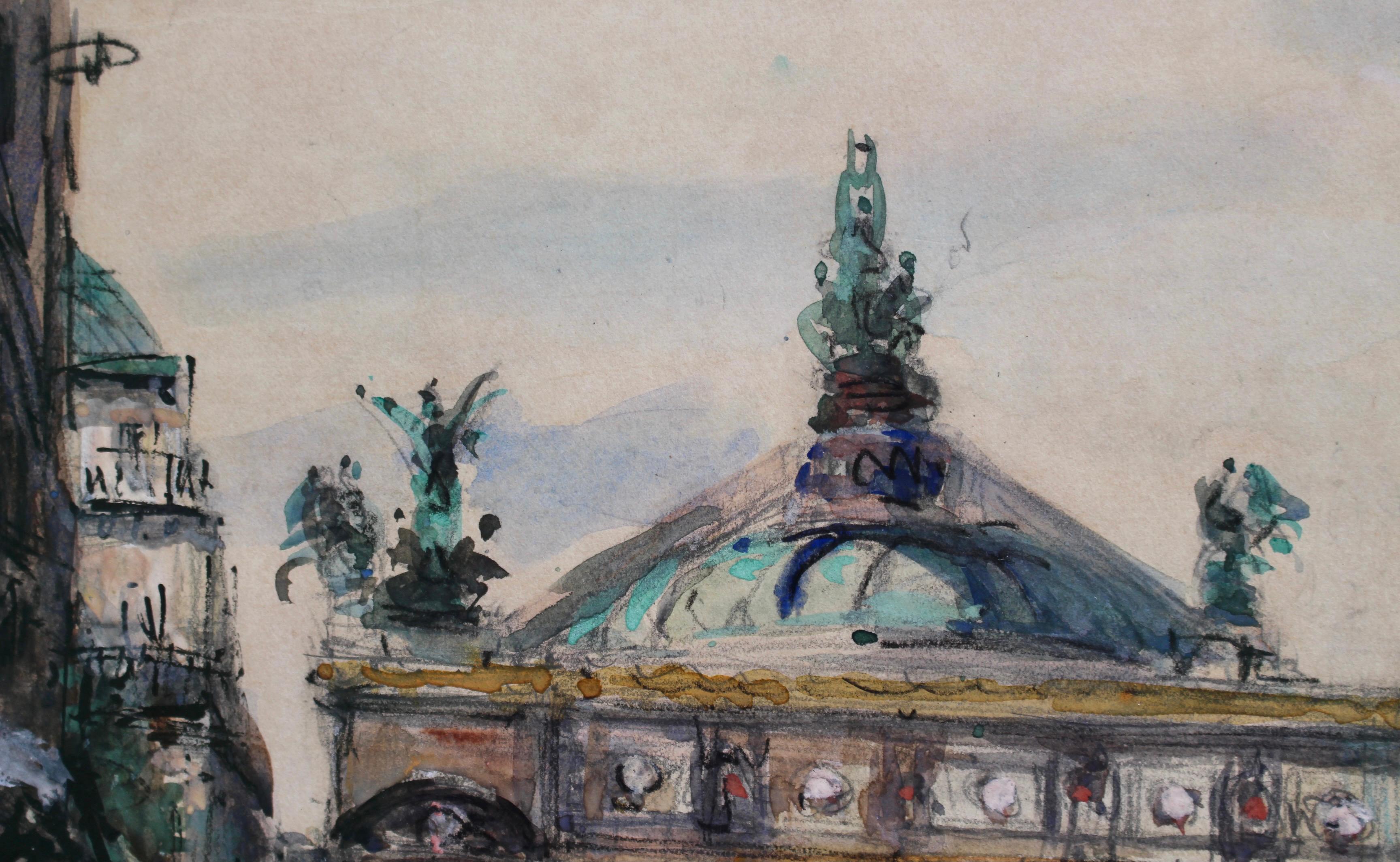 paris opera house painting